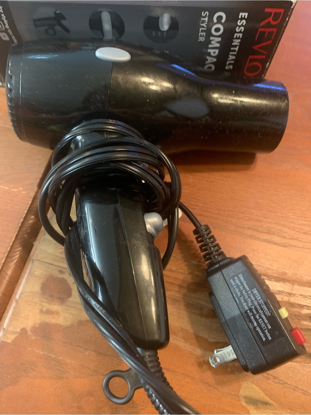 Revlon Black Compact Styler Hair Dryer 1875 Watts Lightweight - Picture 3 of 6